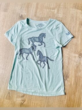 Kerrits Horse Tee- Short Sleeves Girls Large
